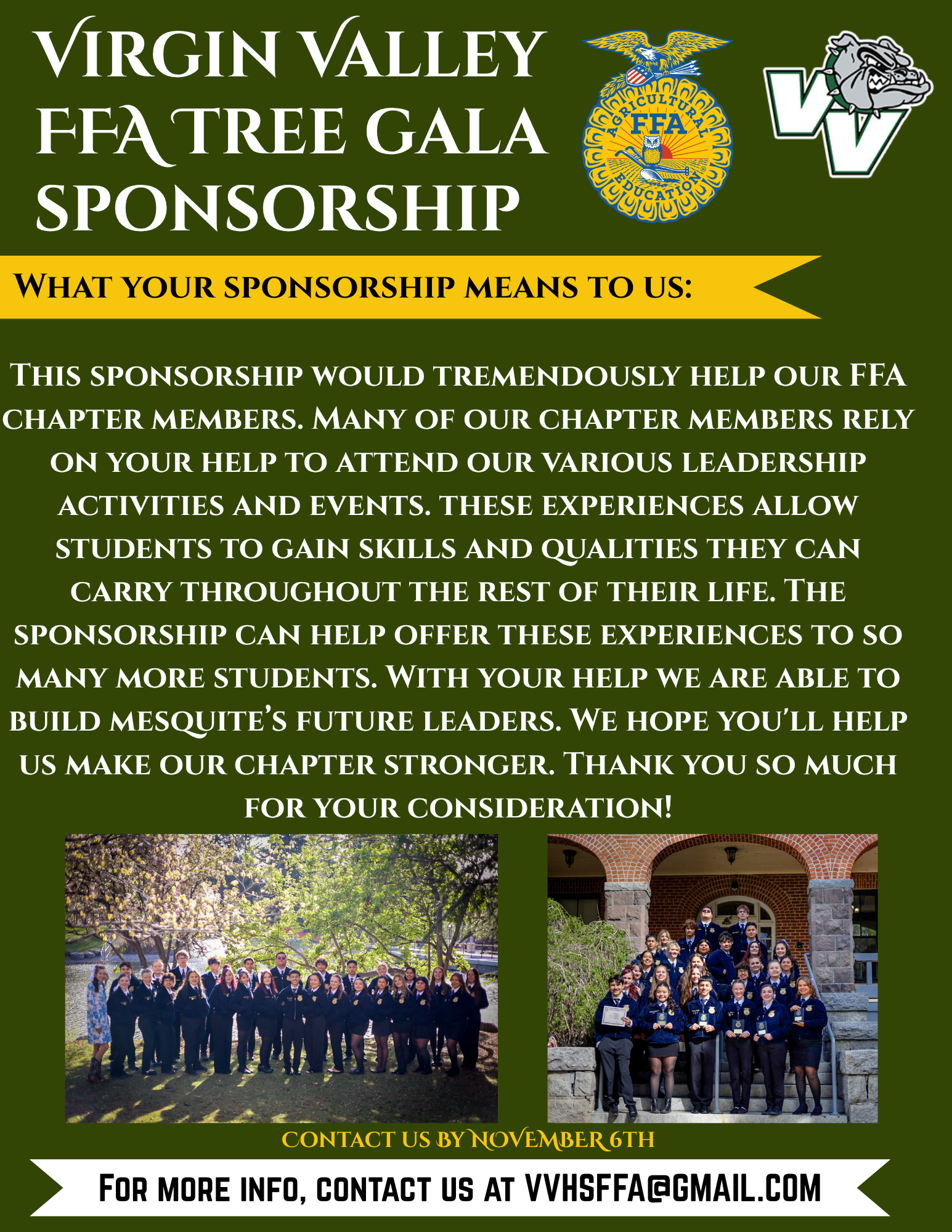 VVHS FFA - Tree Gala - Nutcracker