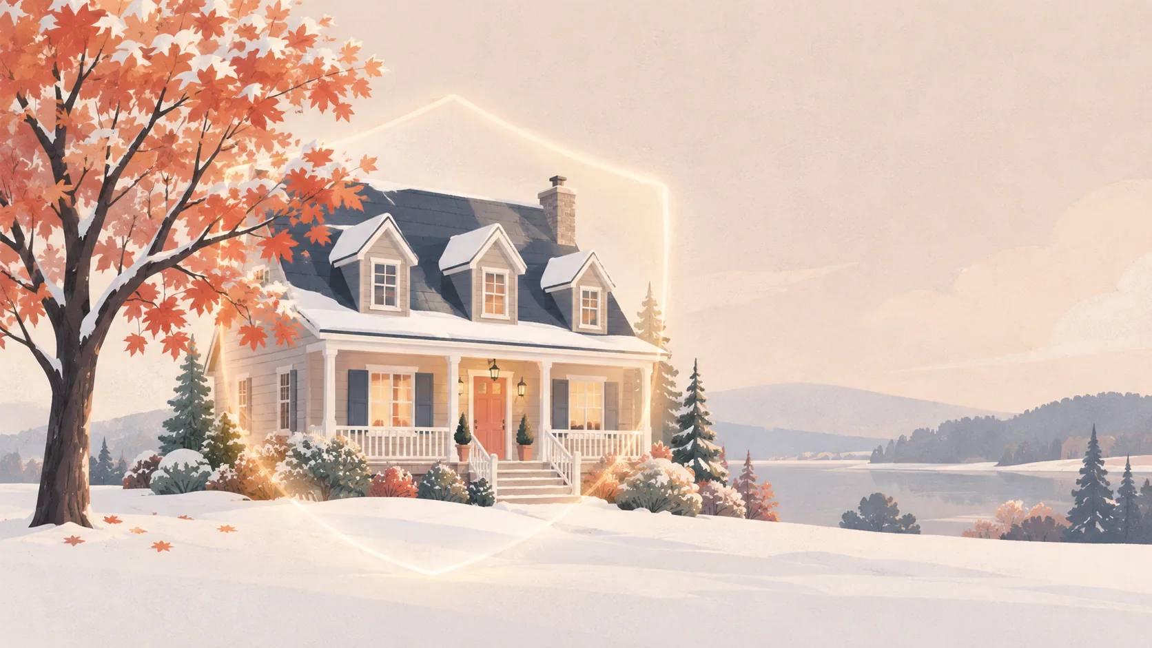 Maison québécoise protégée par une assurance habitation adaptée au Québec