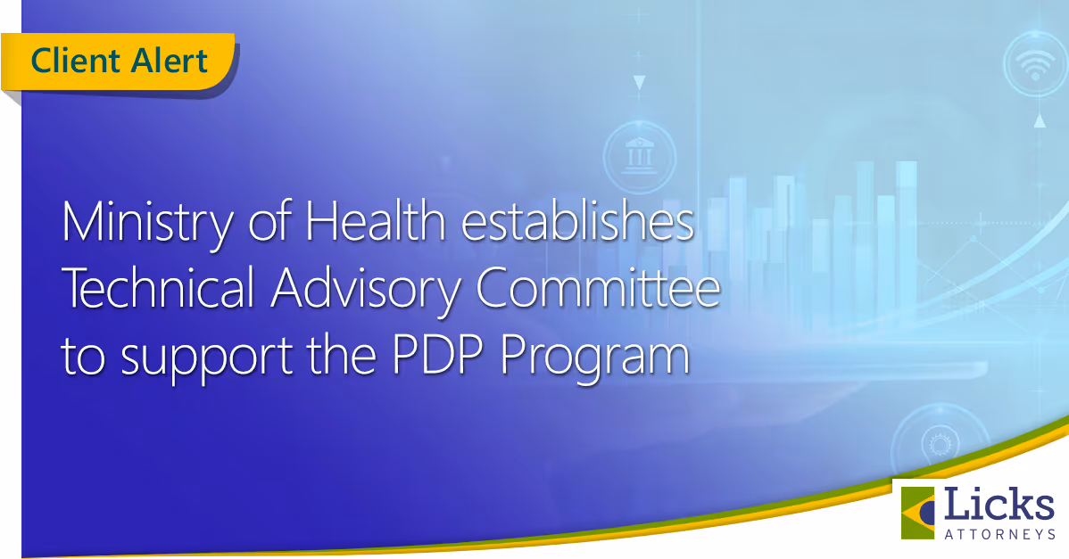 Ministry of Health establishes Technical Advisory Committee to support the PDP Program