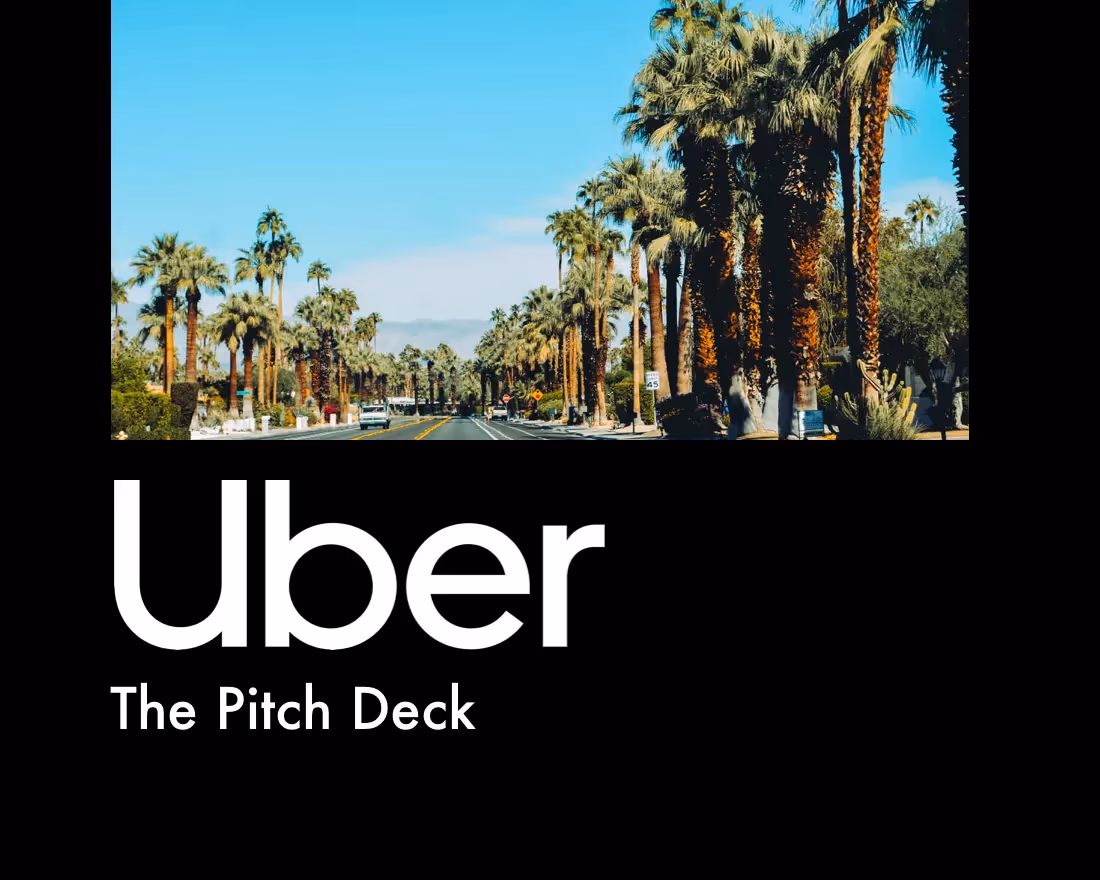 PowerPoint Makeovers: The Uber Pitch Deck