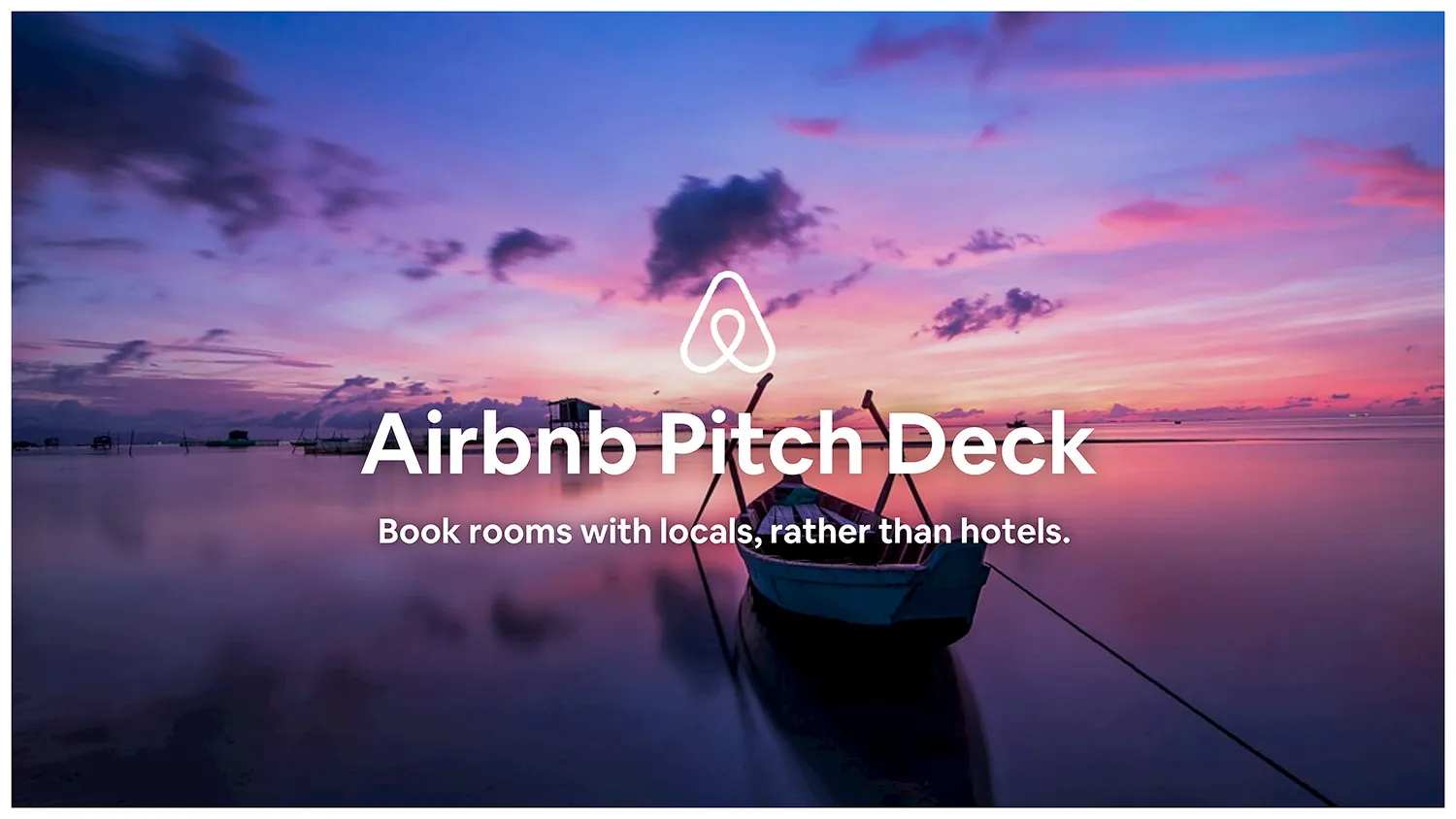 Airbnb Pitch Deck