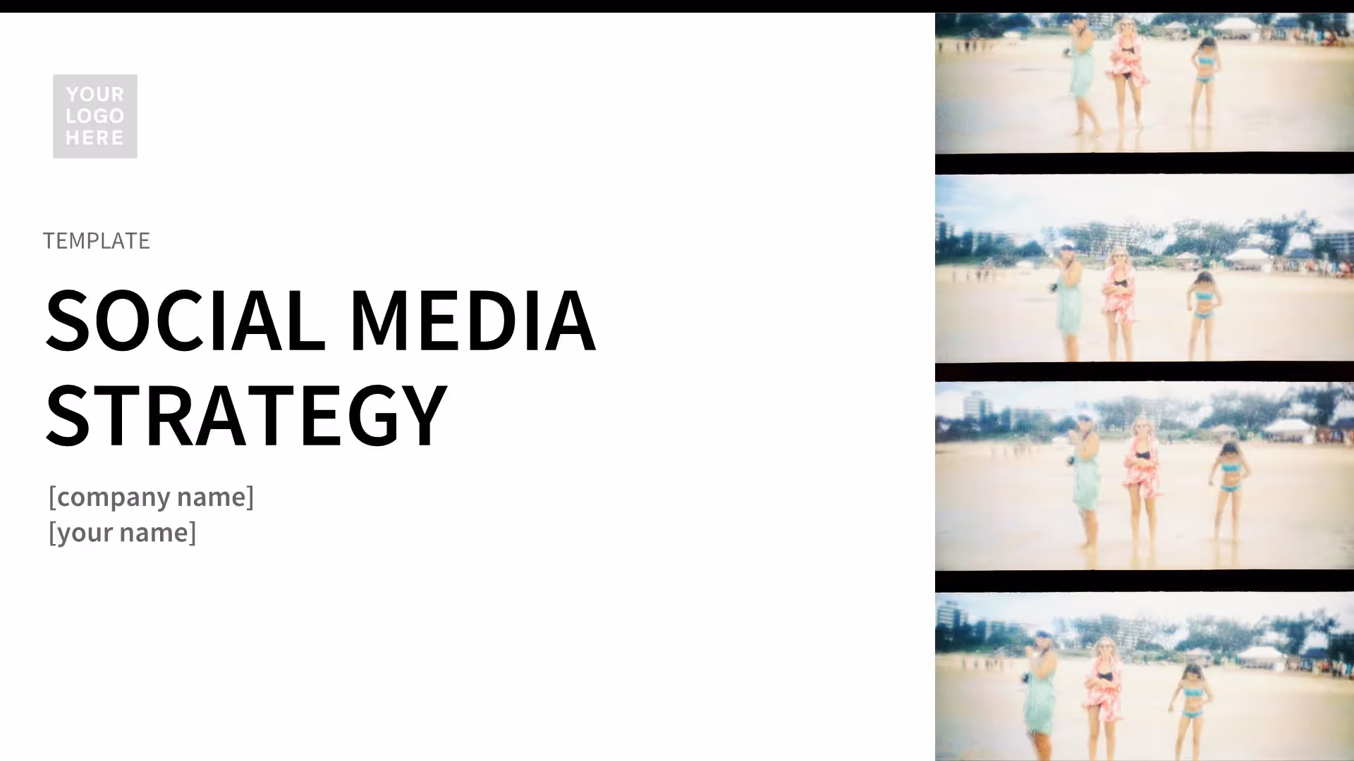  Social Media Strategy Presentation