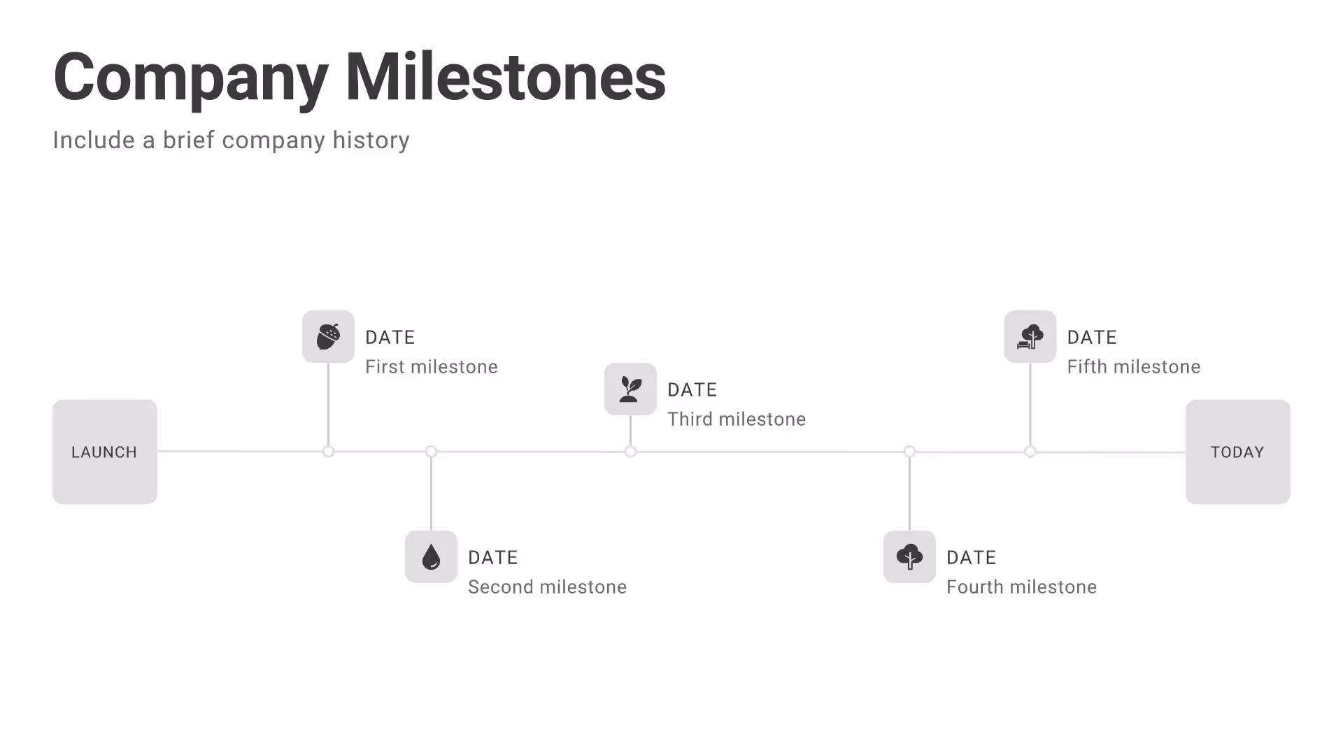 Company Milestones