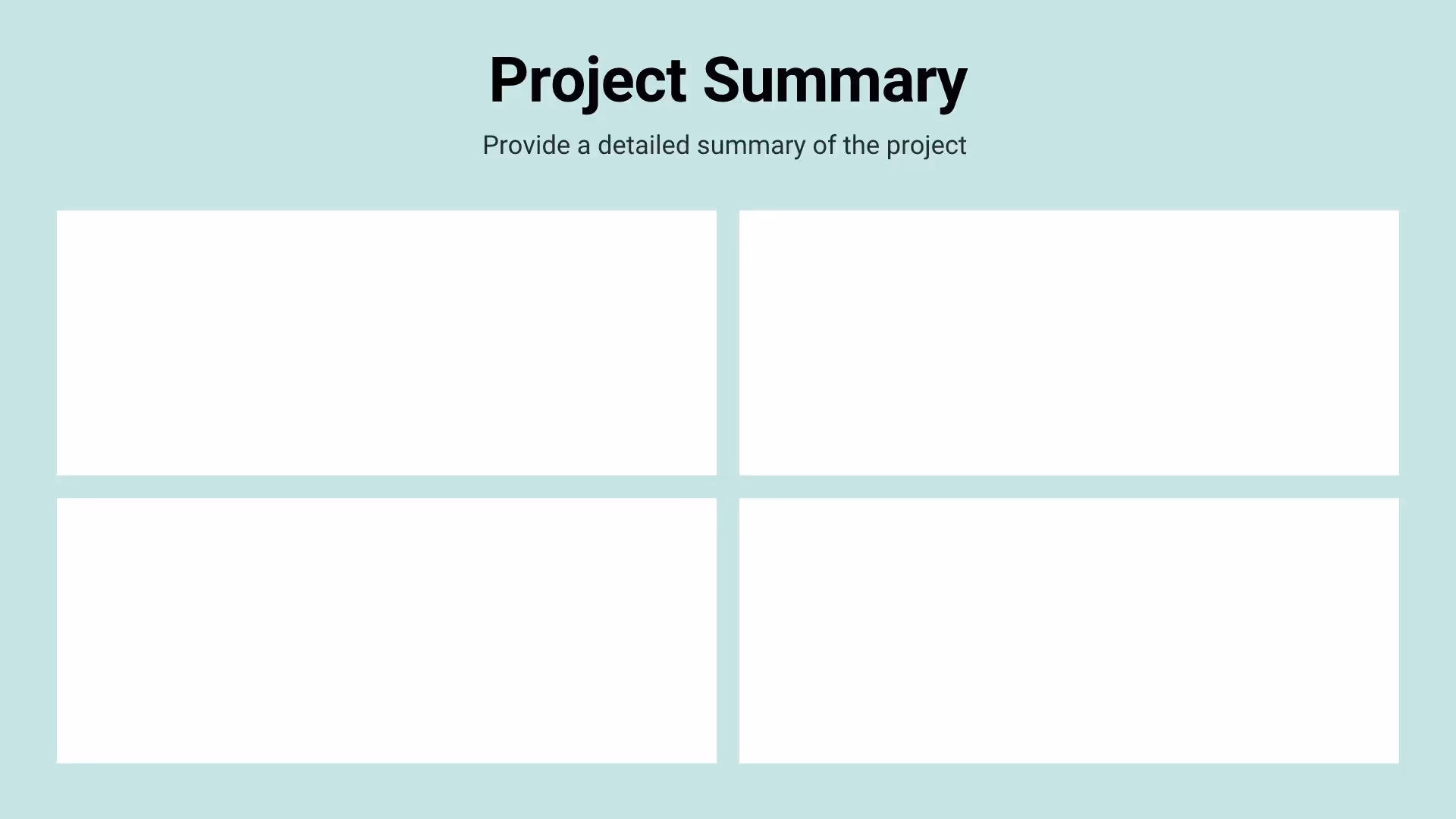 Project Summary