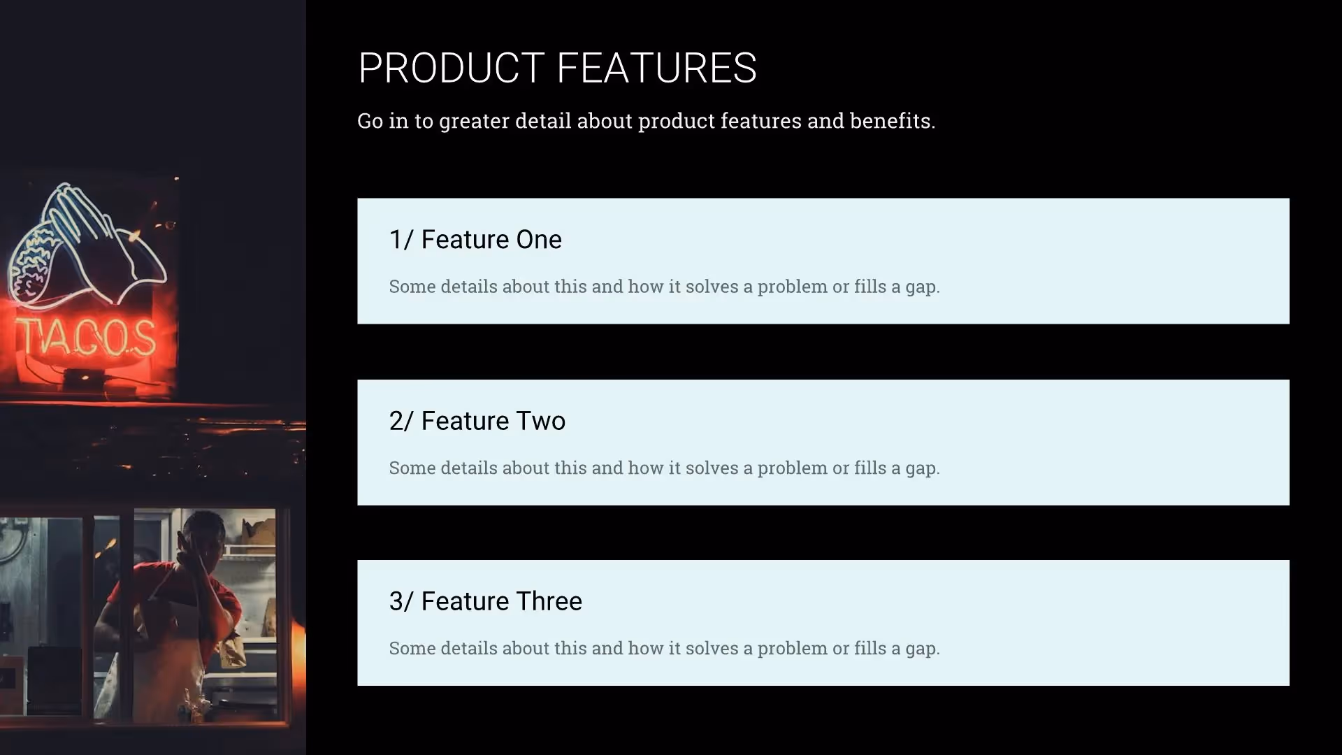 Product Features
