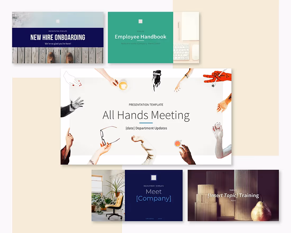 Training Templates to Innovate the Way Your Team Works