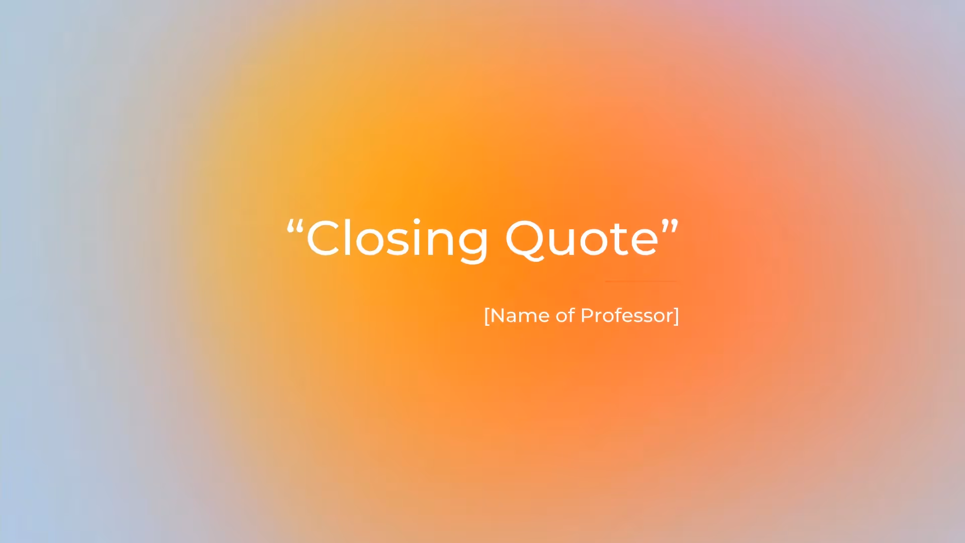 Closing Quote Slide