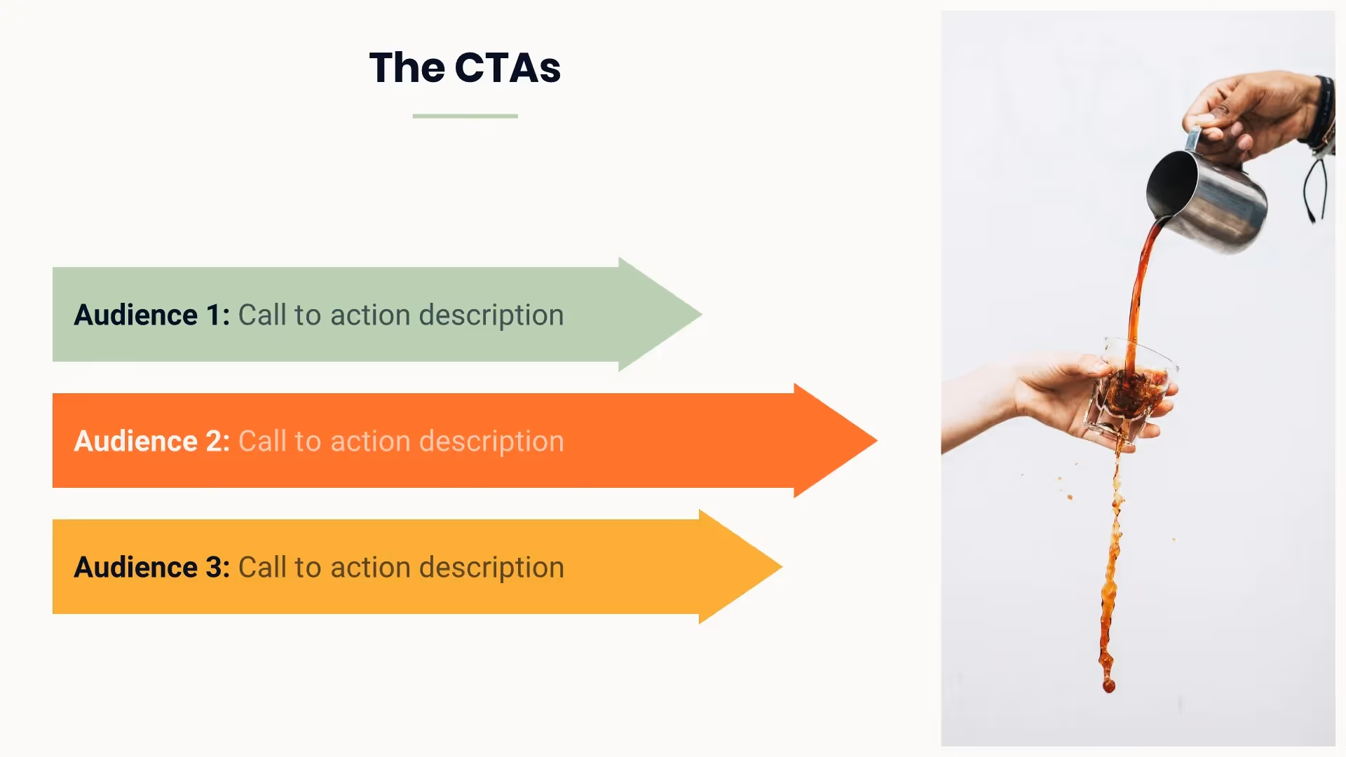 Call to Action messaging