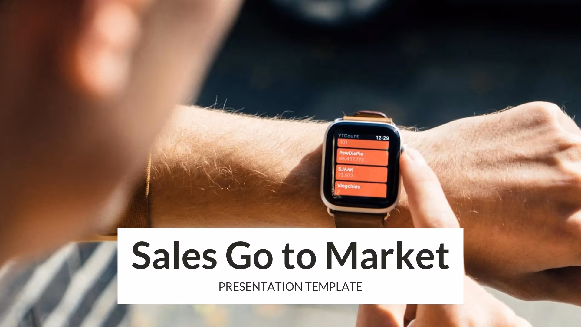 Sales Go To Market Presentation Template