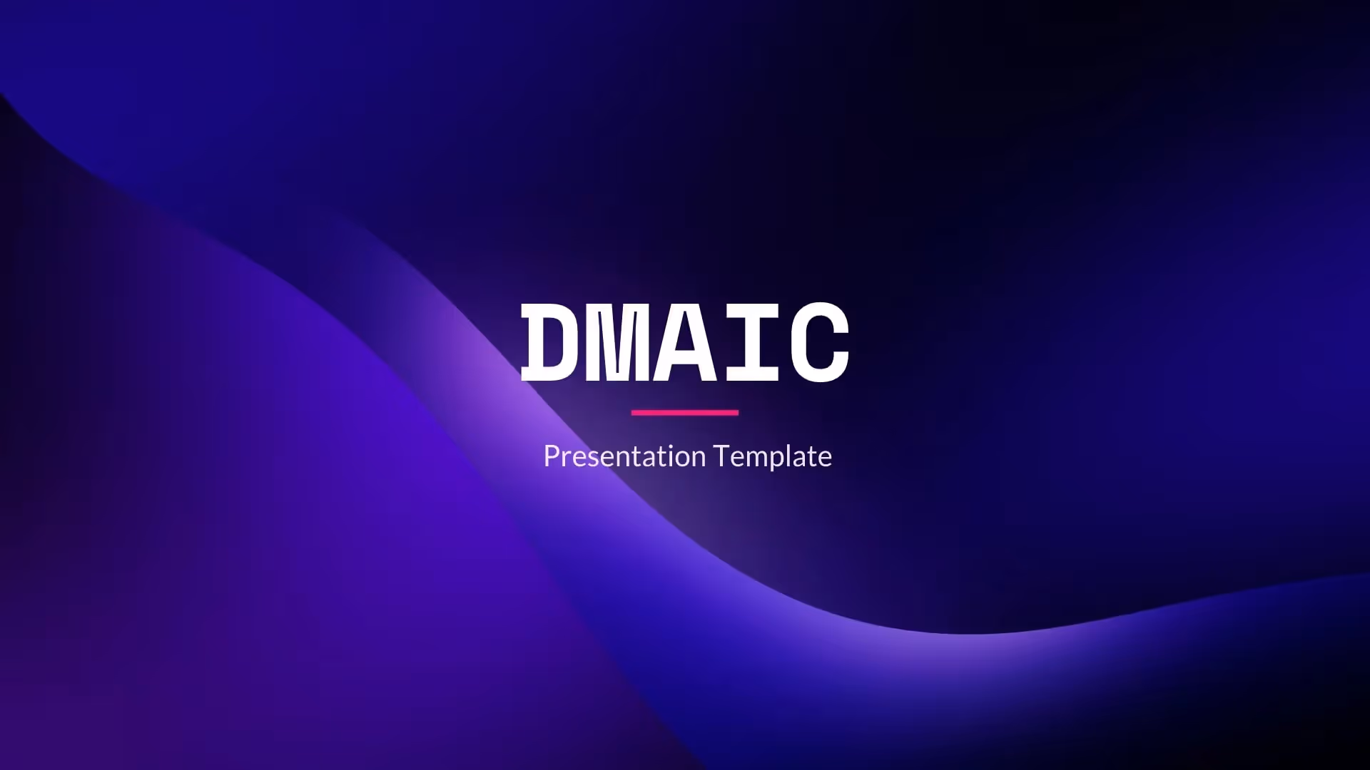 DMAIC Presentation Template