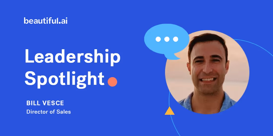 Beautiful.ai Employee Spotlight: Bill Vesce, Director of Sales