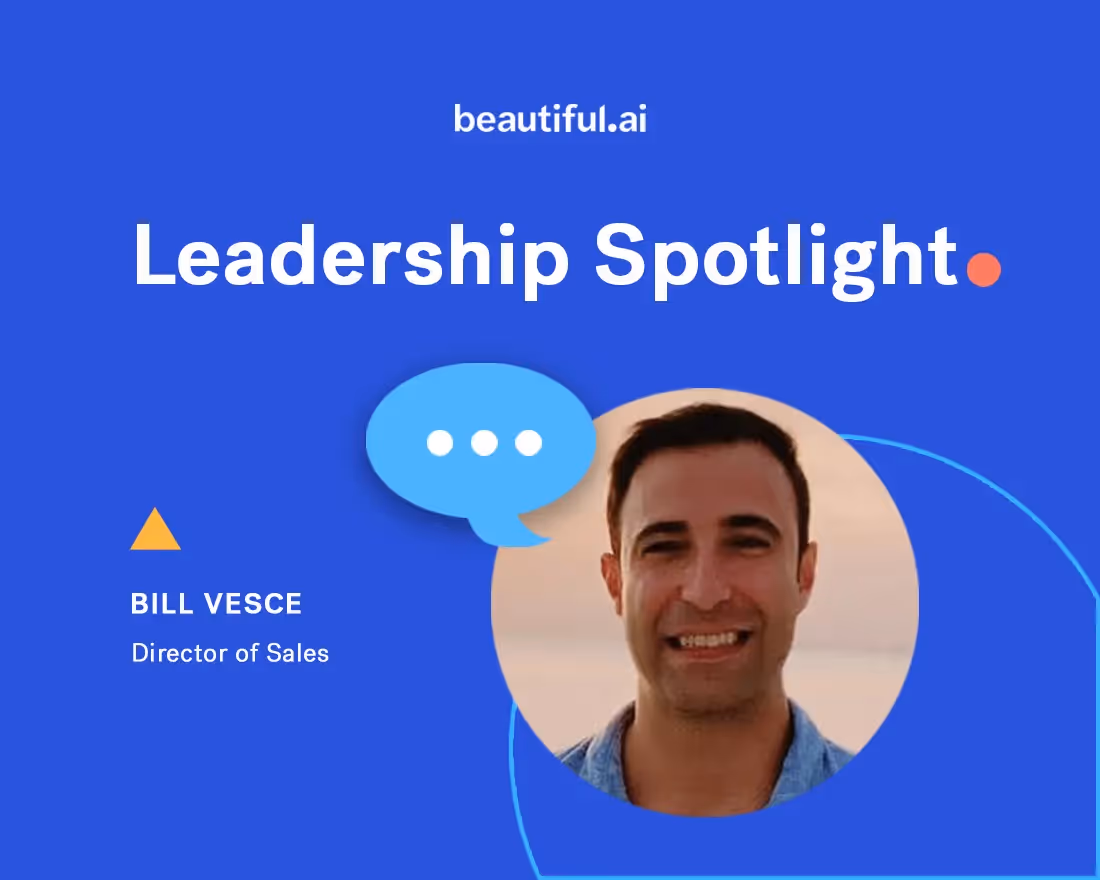 Beautiful.ai Employee Spotlight: Bill Vesce, Director of Sales