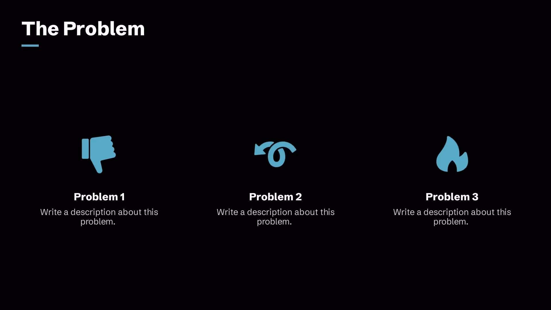 Elements of the problem