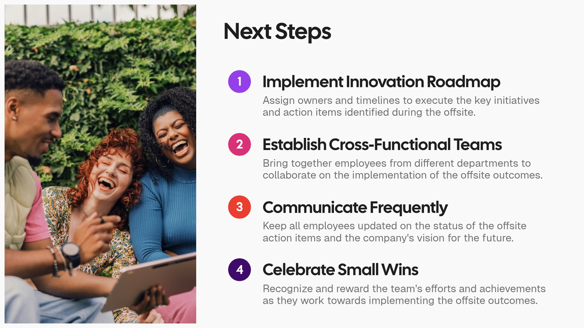 Next Steps
