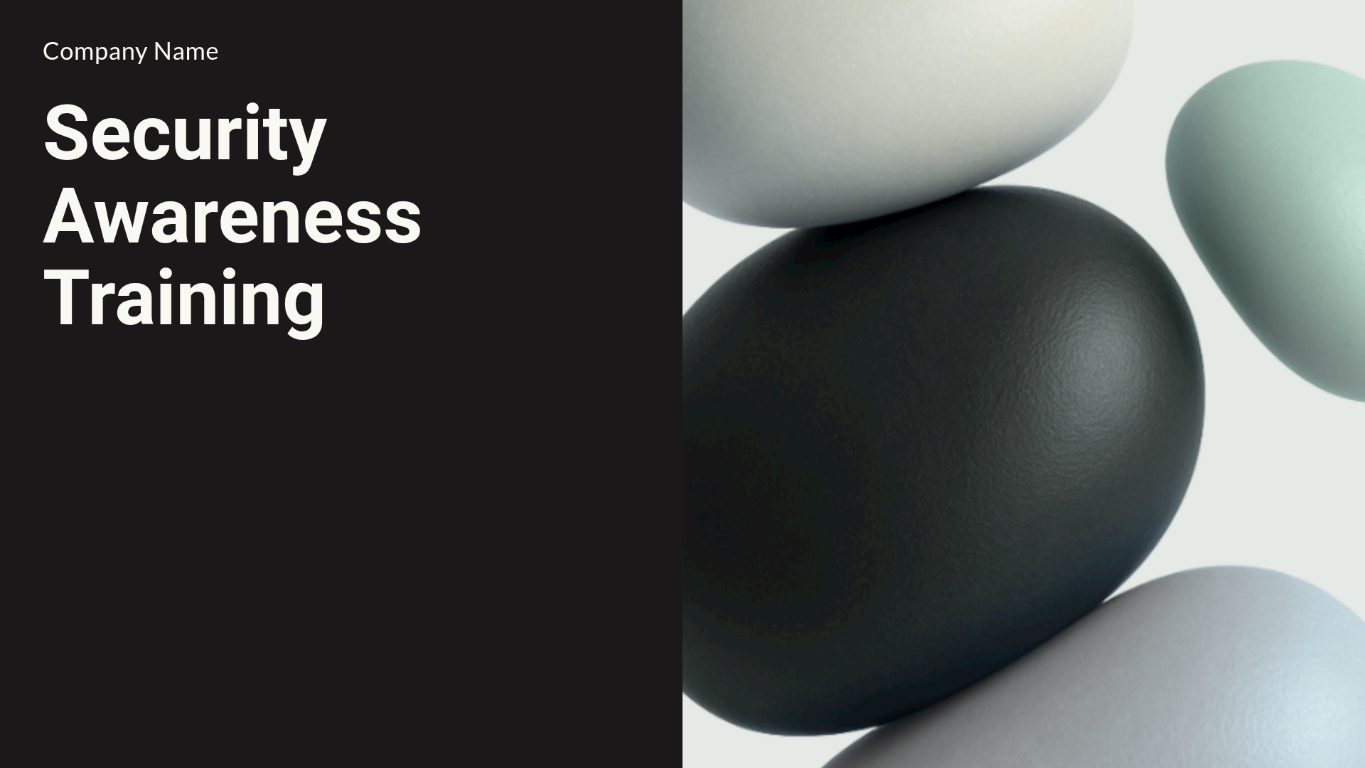 Security Awareness Training Presentation Template 