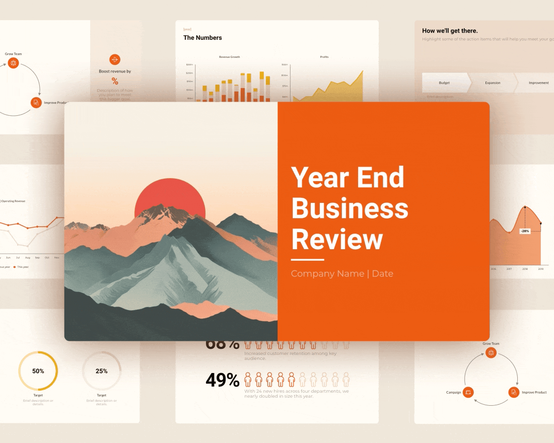 6 Presentation Templates You Need to Effectively Wrap Up The Year