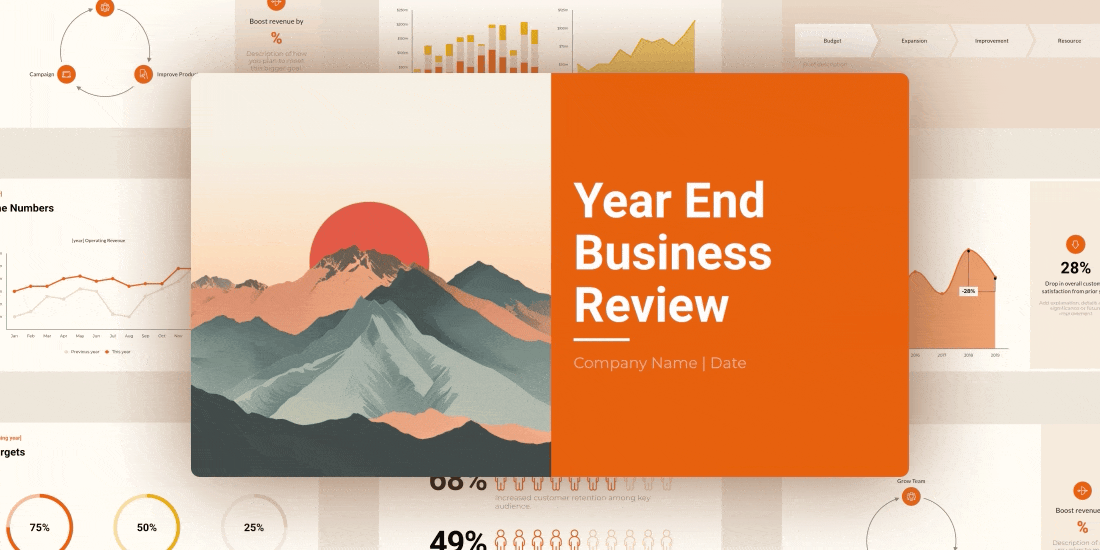 6 Presentation Templates You Need to Effectively Wrap Up The Year