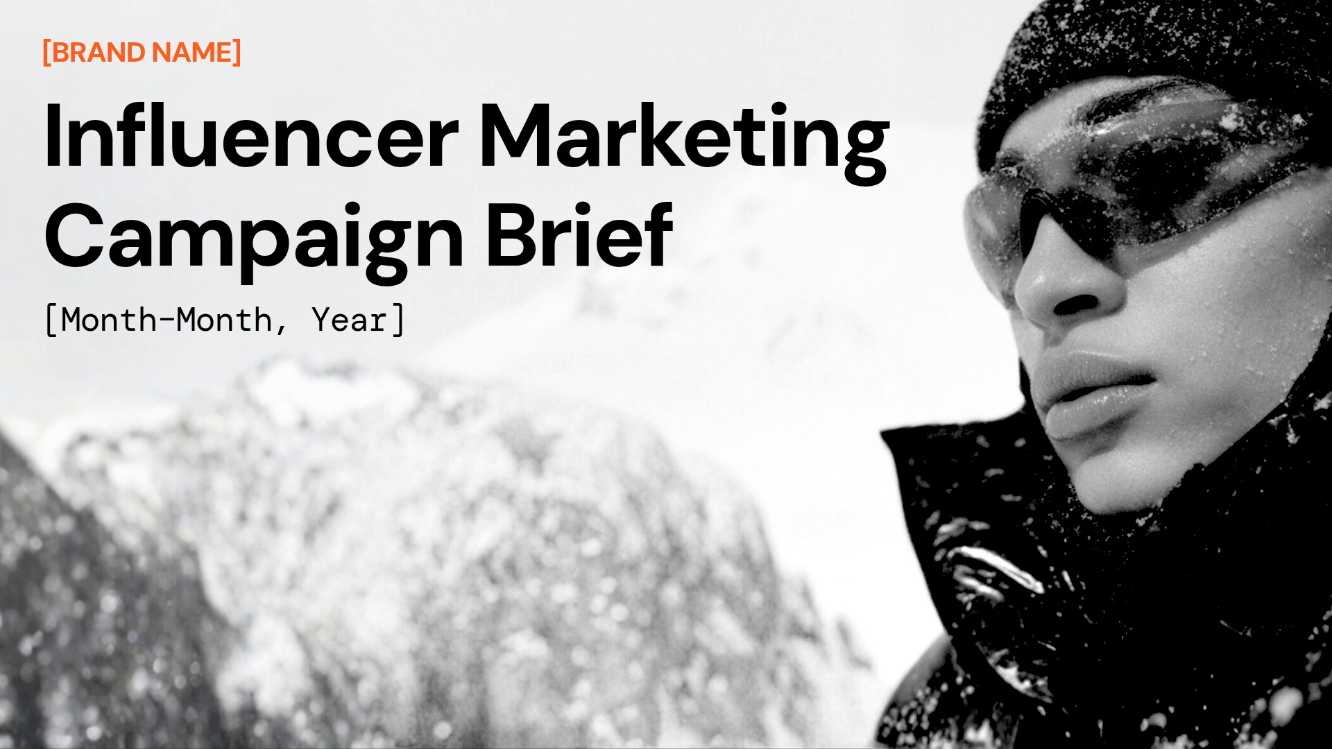 Influencer Marketing Campaign Brief Presentation Template