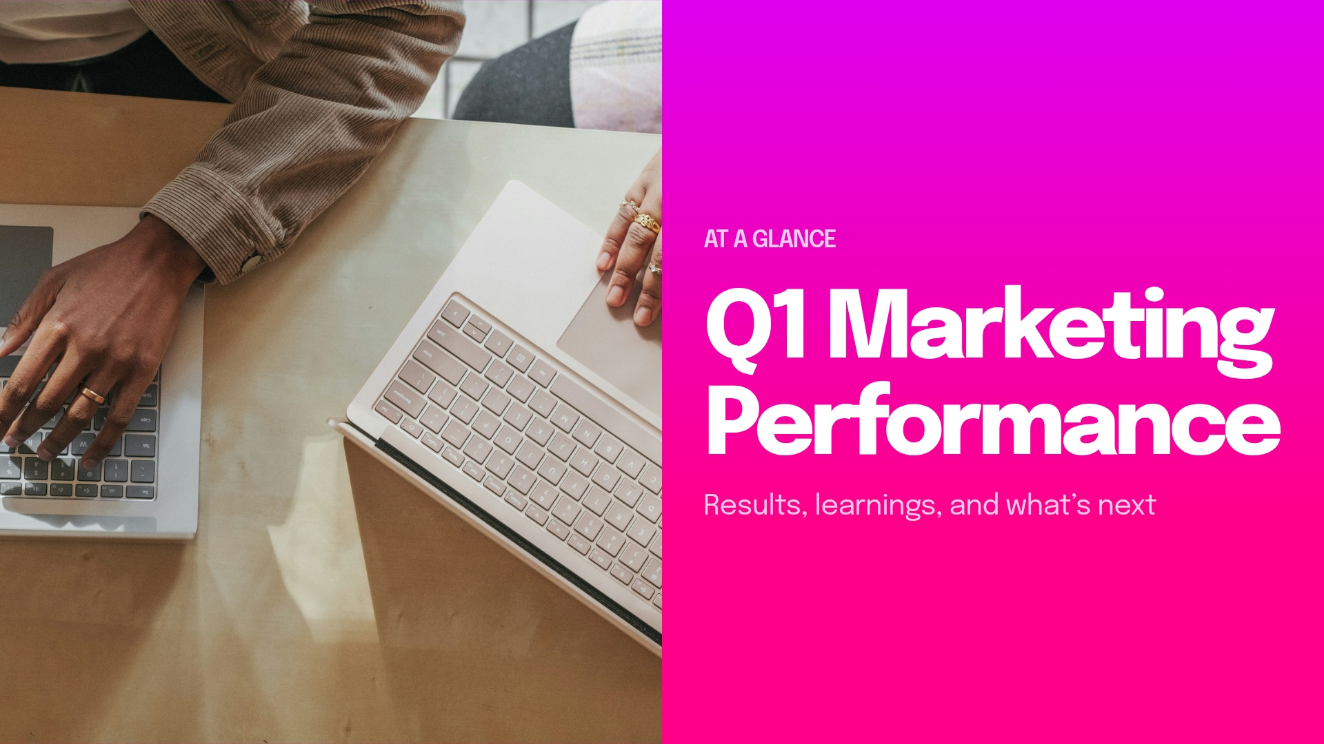 Internal Update Presentation Template