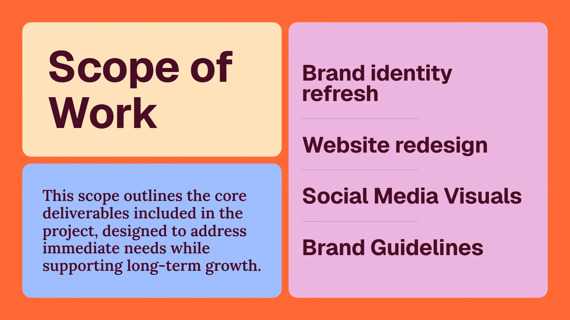 Scope of Work