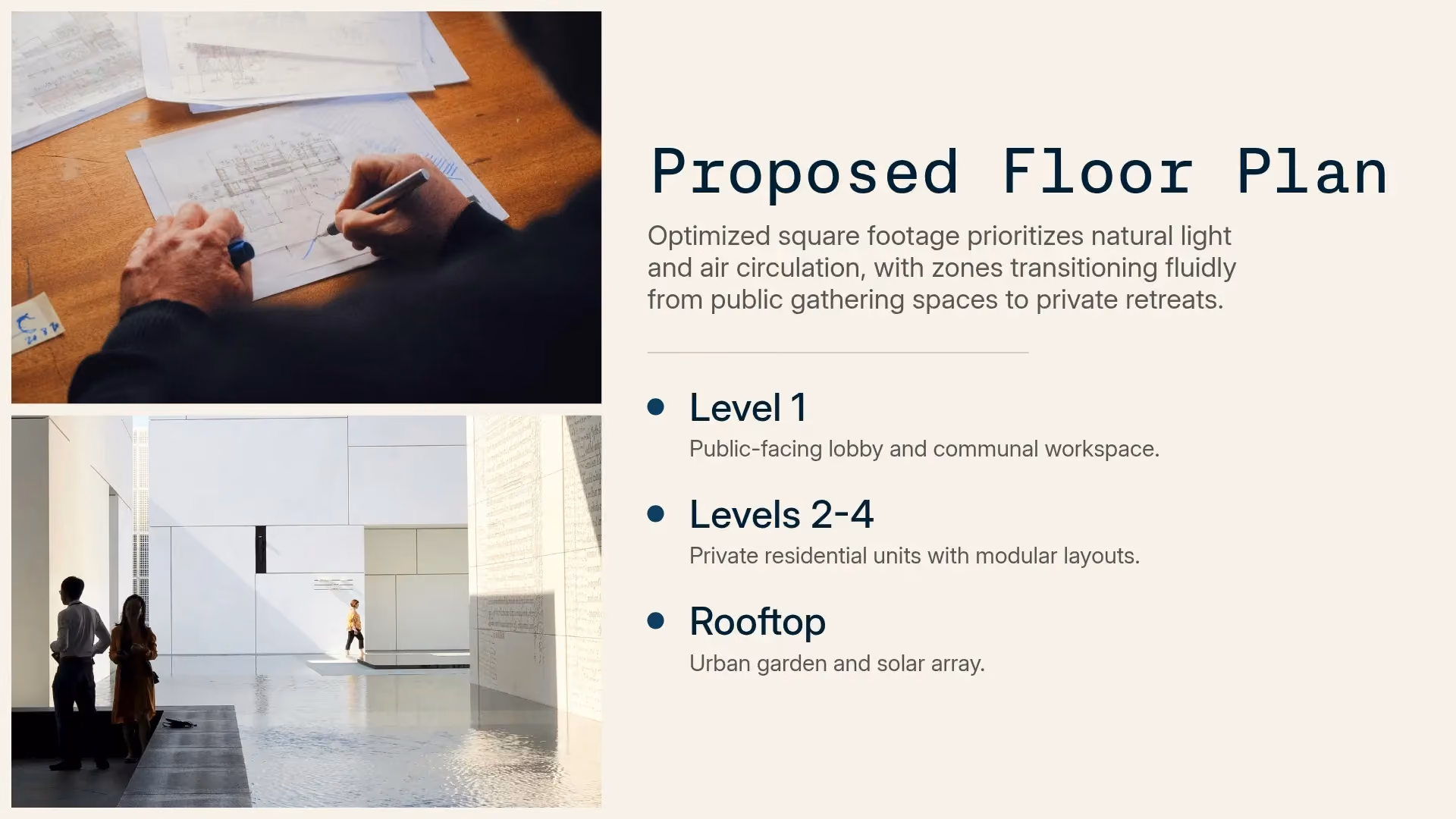 Proposed Floor Plan