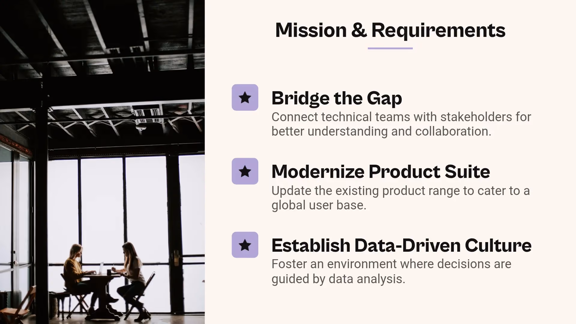 Mission & Requirements