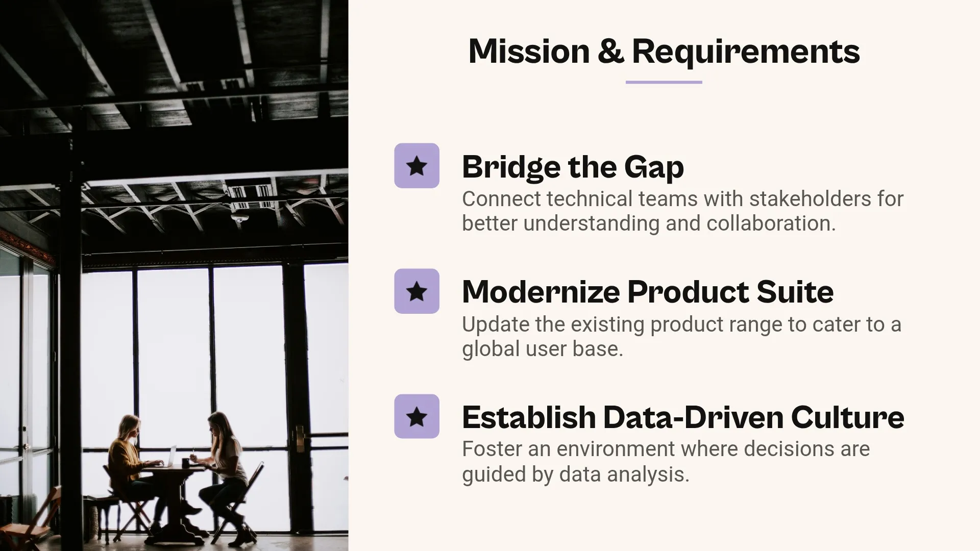 Mission & Requirements