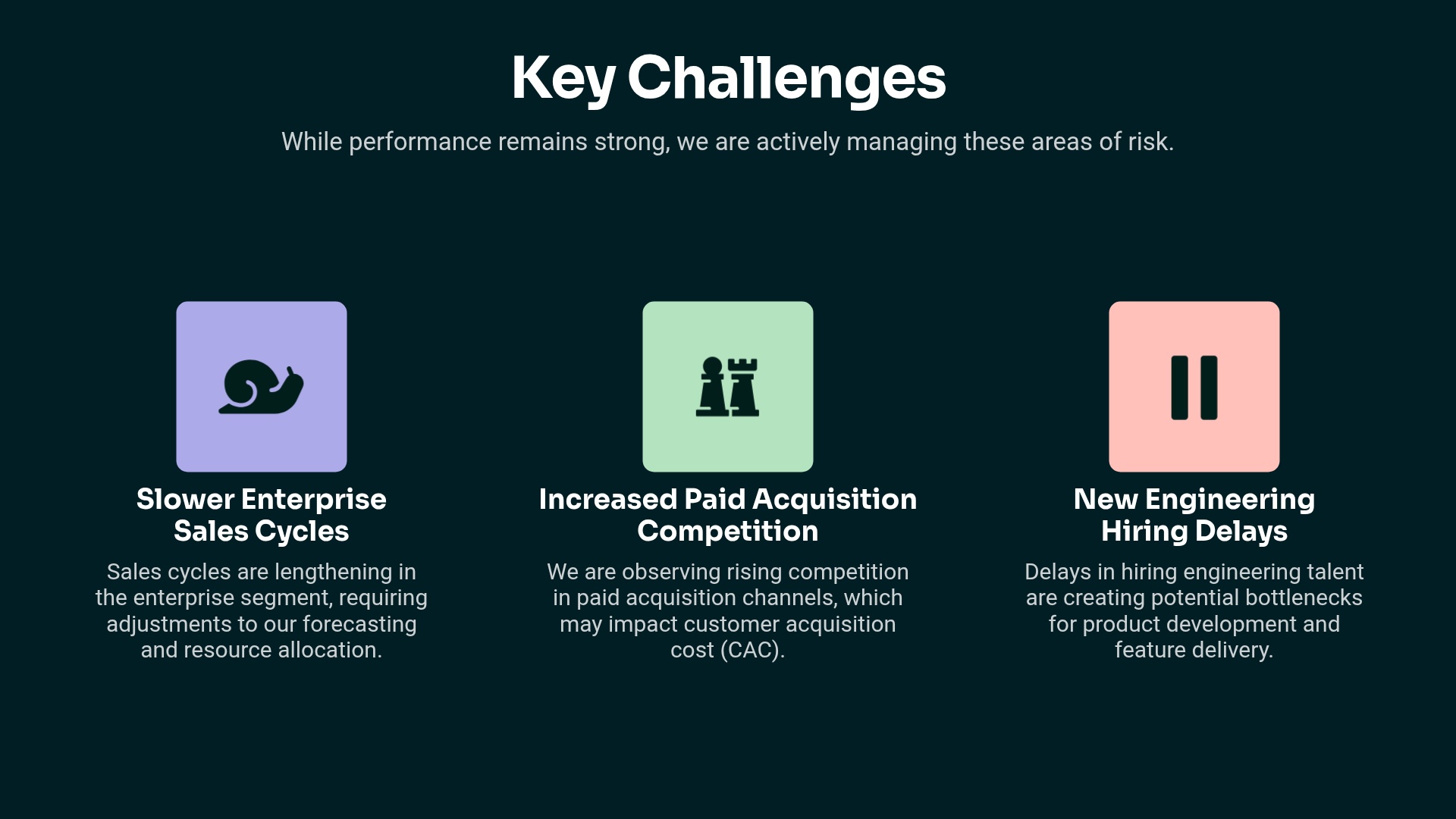Key Challenges