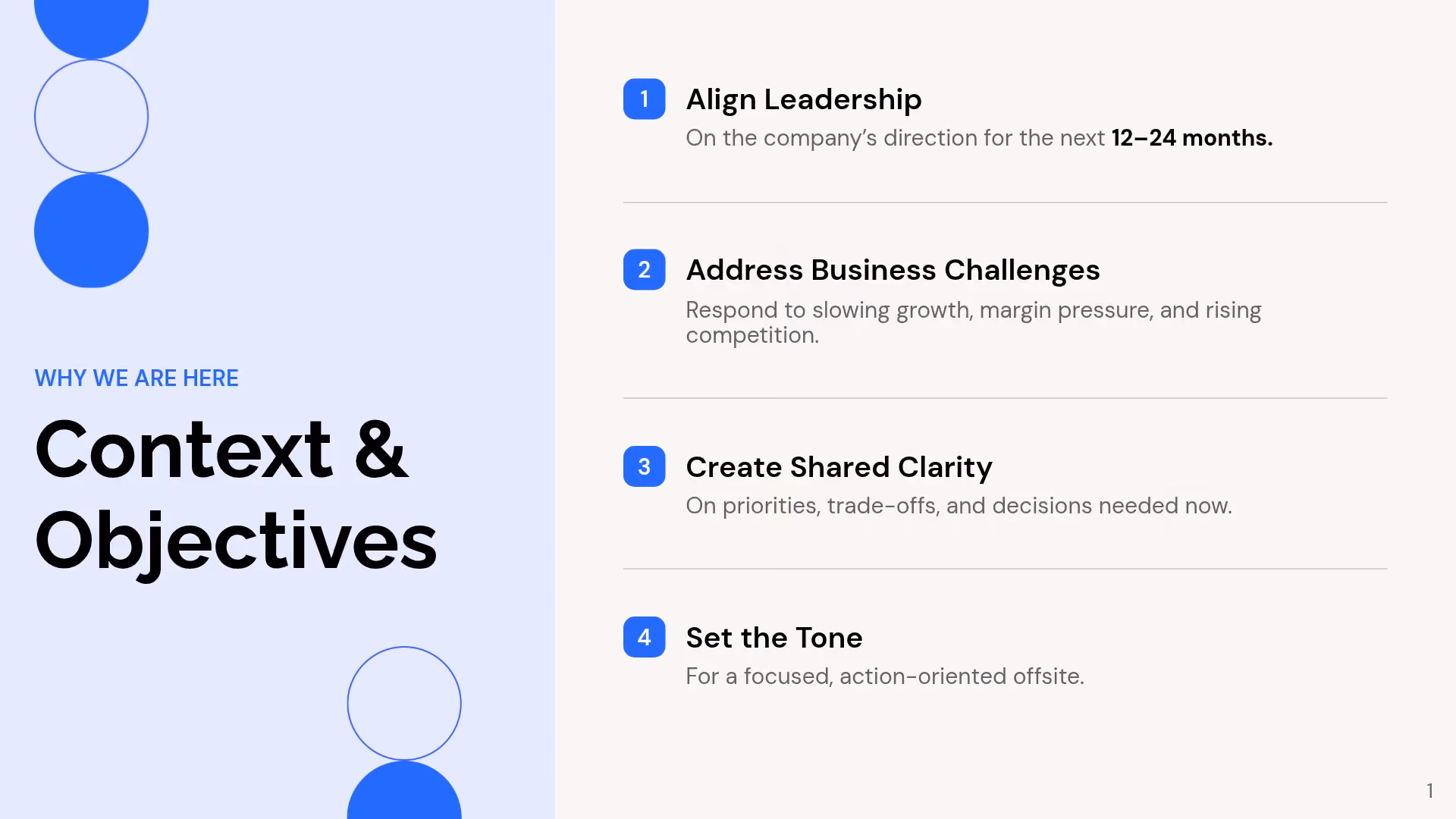 Context & Objectives