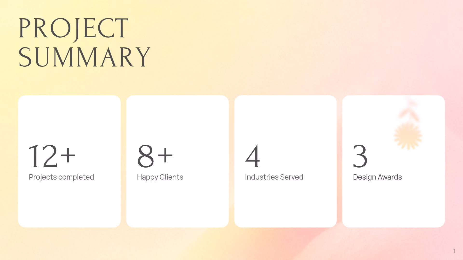 Project Summary