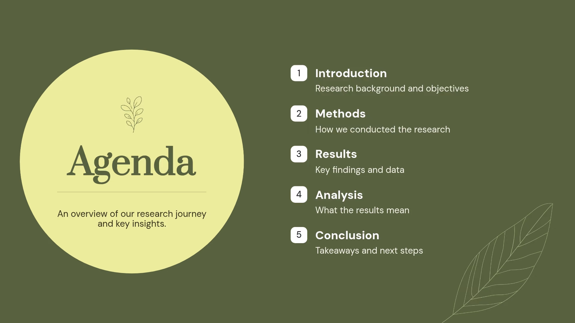 Agenda
