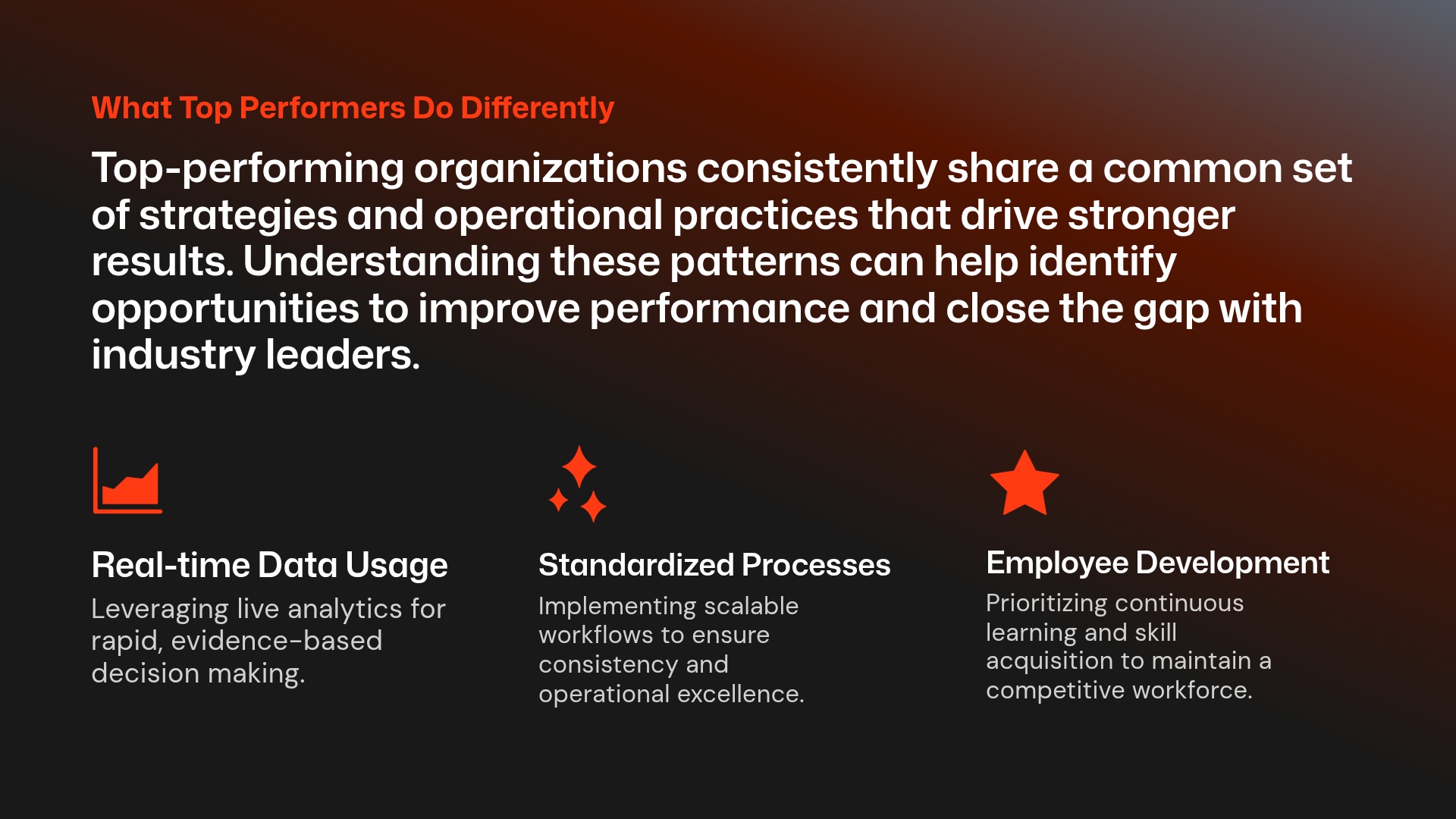 Understanding Top Performers