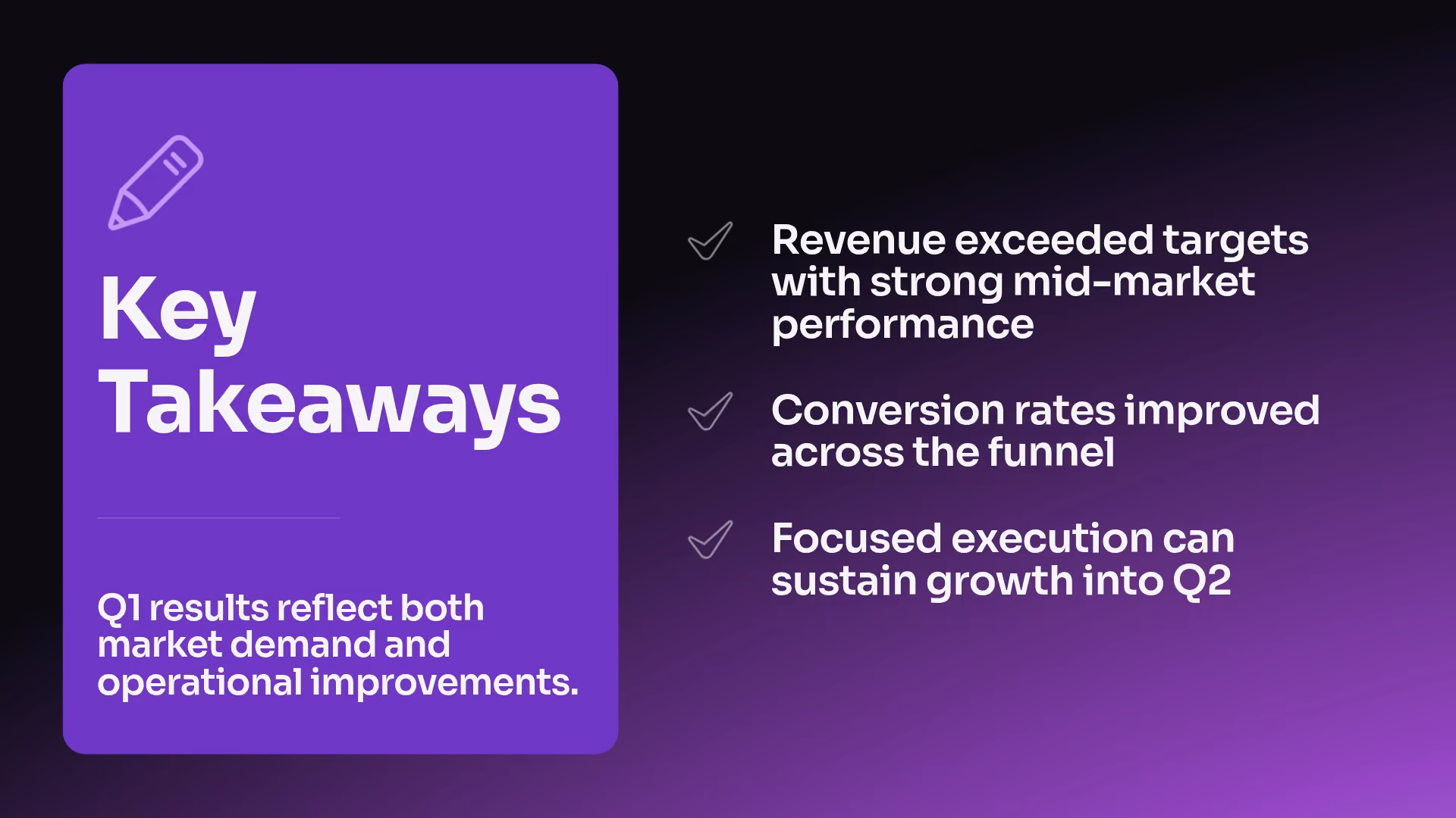 Key Takeaways
