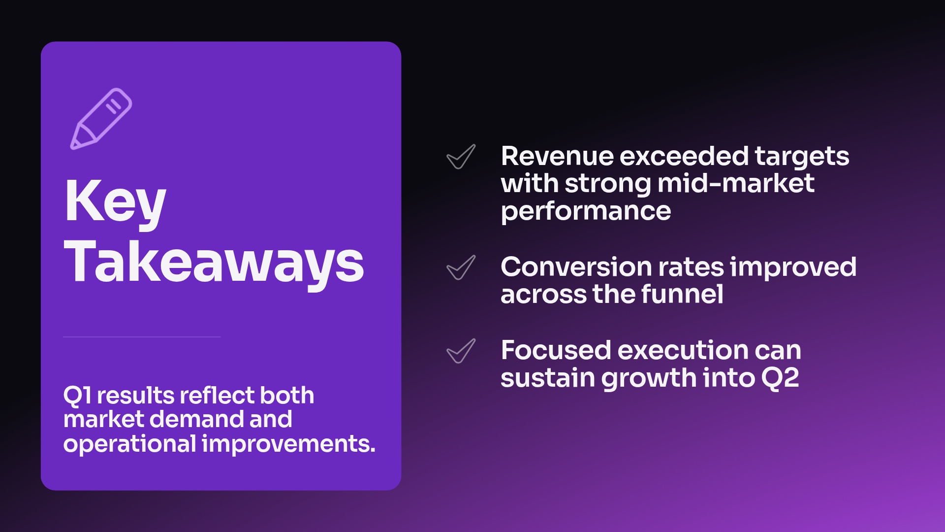 Key Takeaways