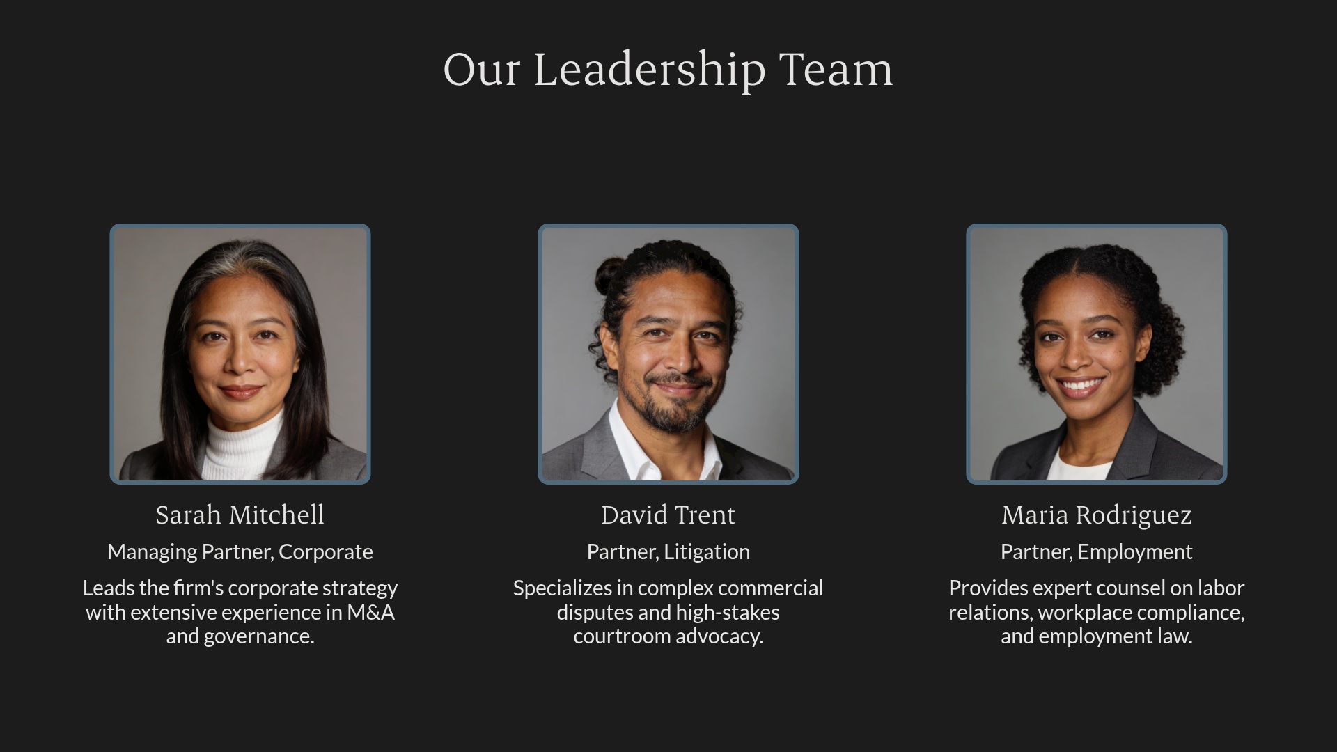 Leadership Profiles