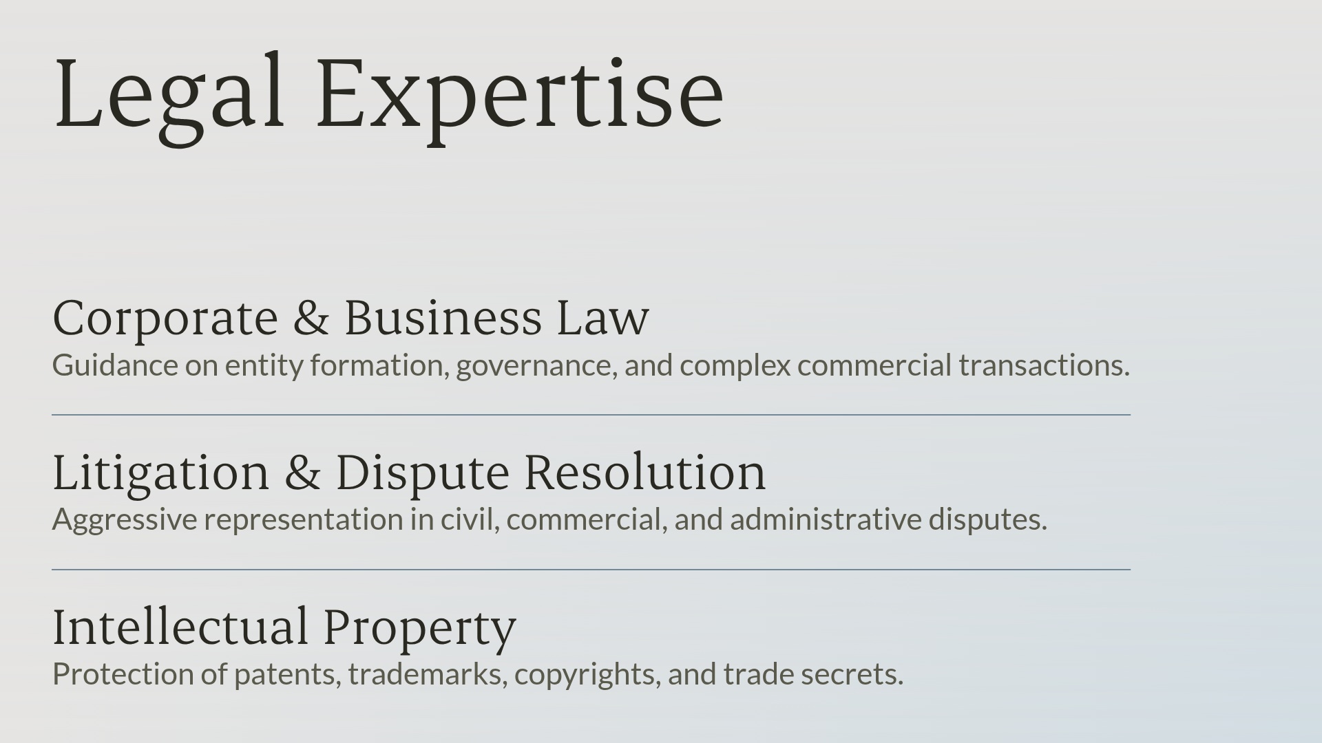 Firm Expertise