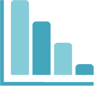 Icon of a bar graph representing Interpretation Services