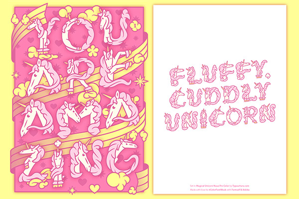Magical Unicorn Neue Pro by Arthur Reinders Folmer