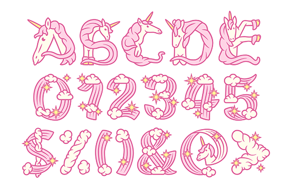Magical Unicorn Neue Pro by Arthur Reinders Folmer