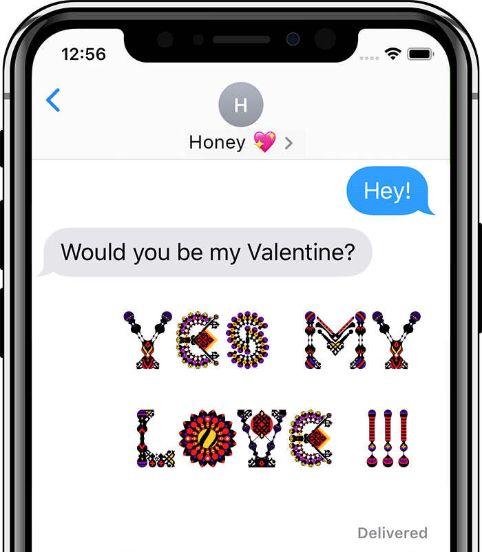 The iOS Fontself App