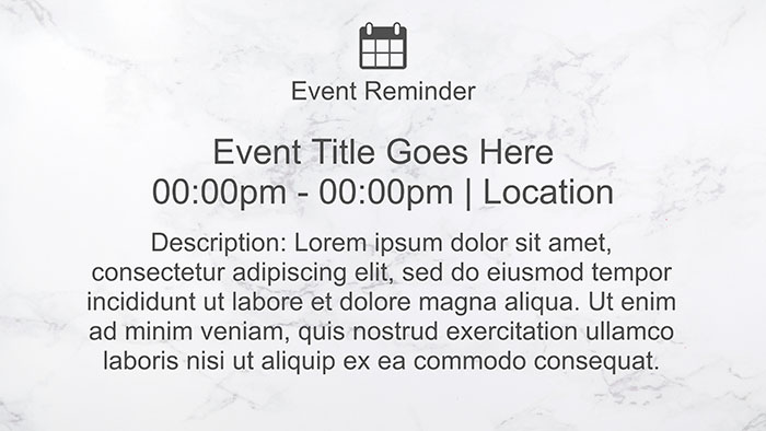Event Reminder