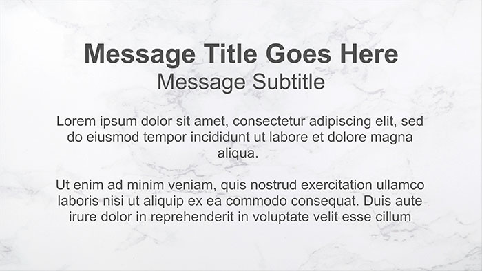 Message