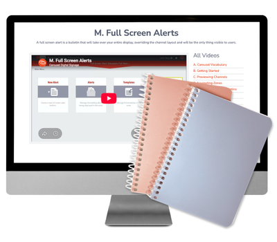 Carousel Essentials Training Video and pdf documents