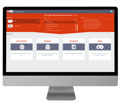 An image of the new Carousel software that is now substantially conformant. 