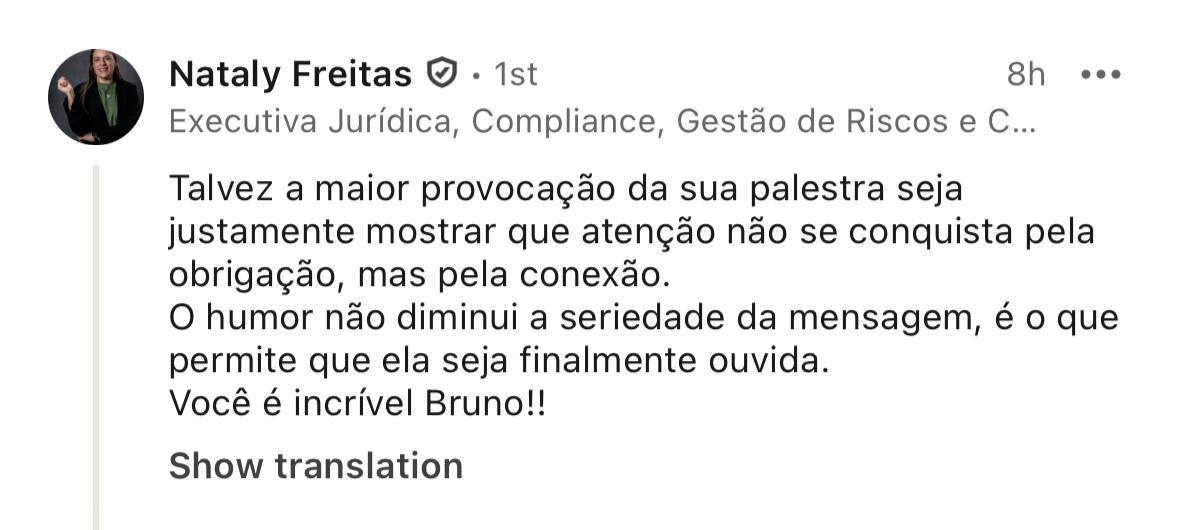 Comentário LinkedIn 4