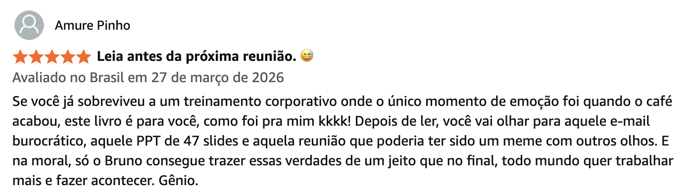 Avaliação de cliente na Amazon 2