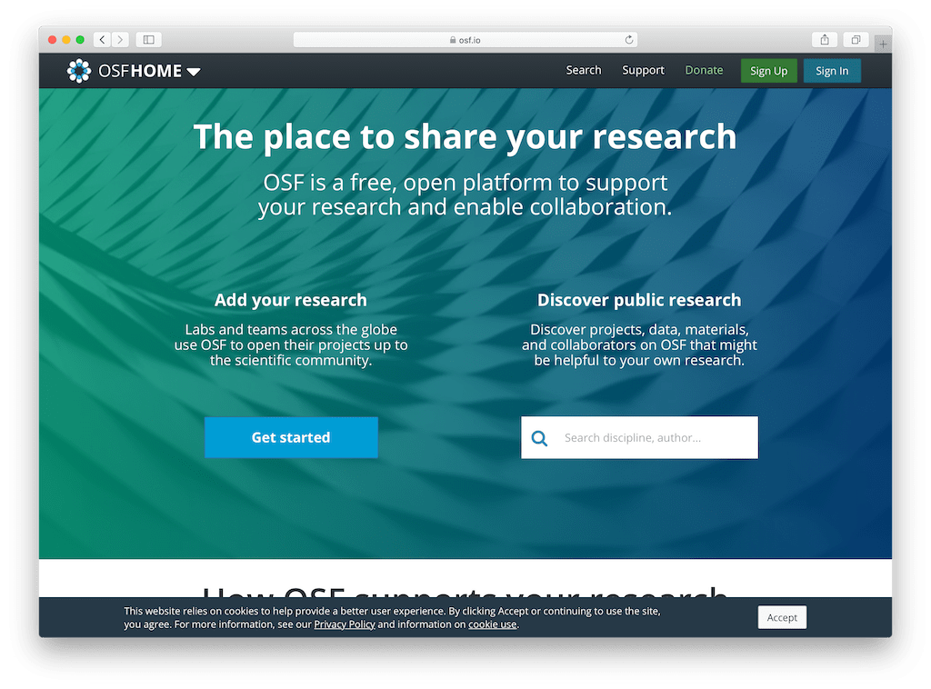 projects research data repository