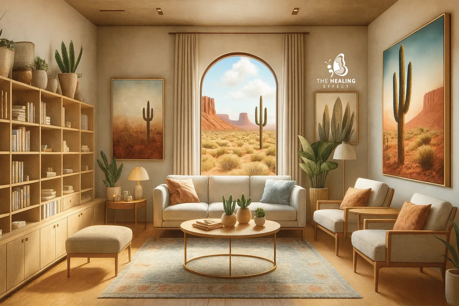 A therapy office at The Healing Effect