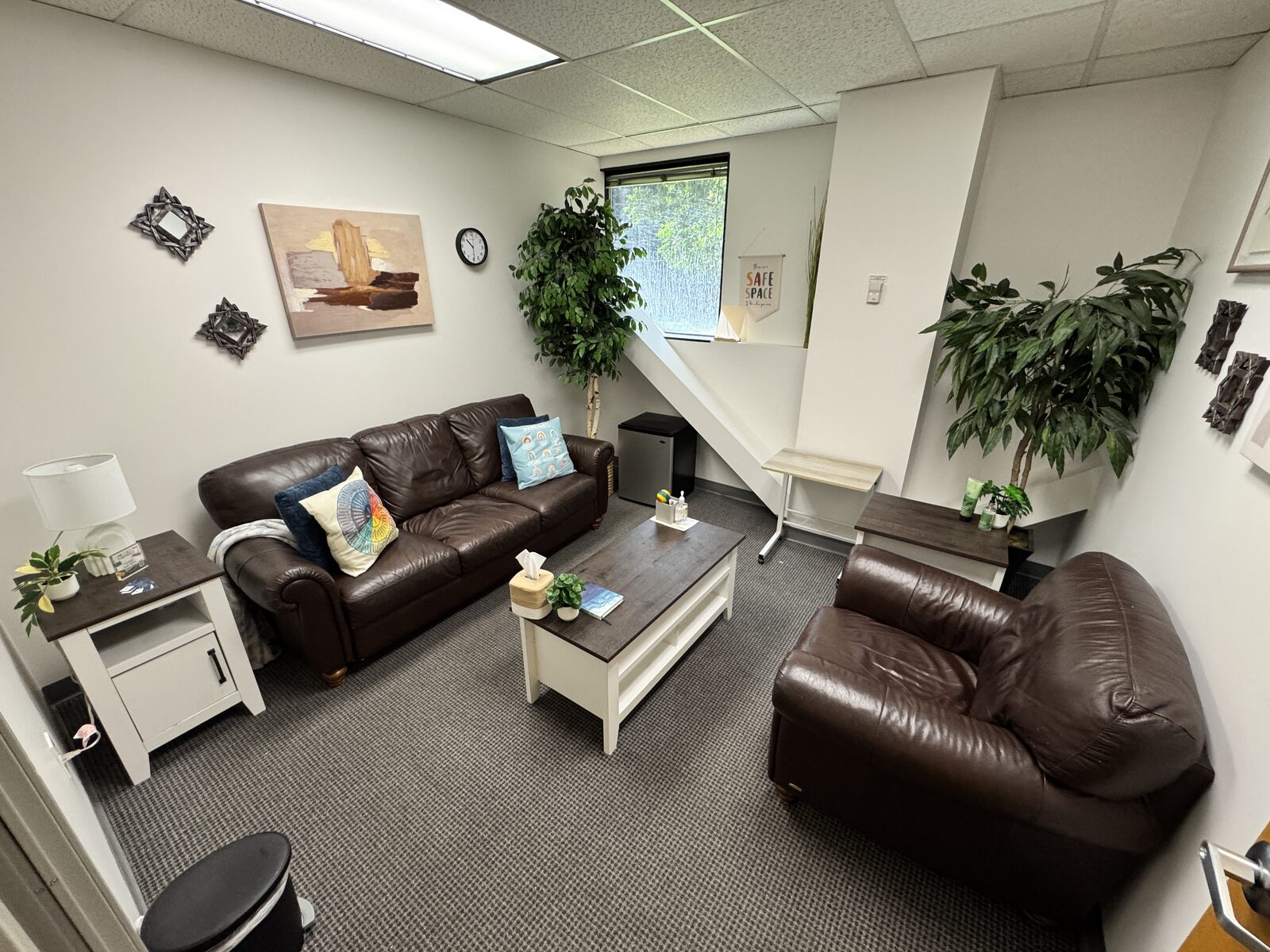 Therapy room at The Healing Effect's Phoenix, 31st Ave office