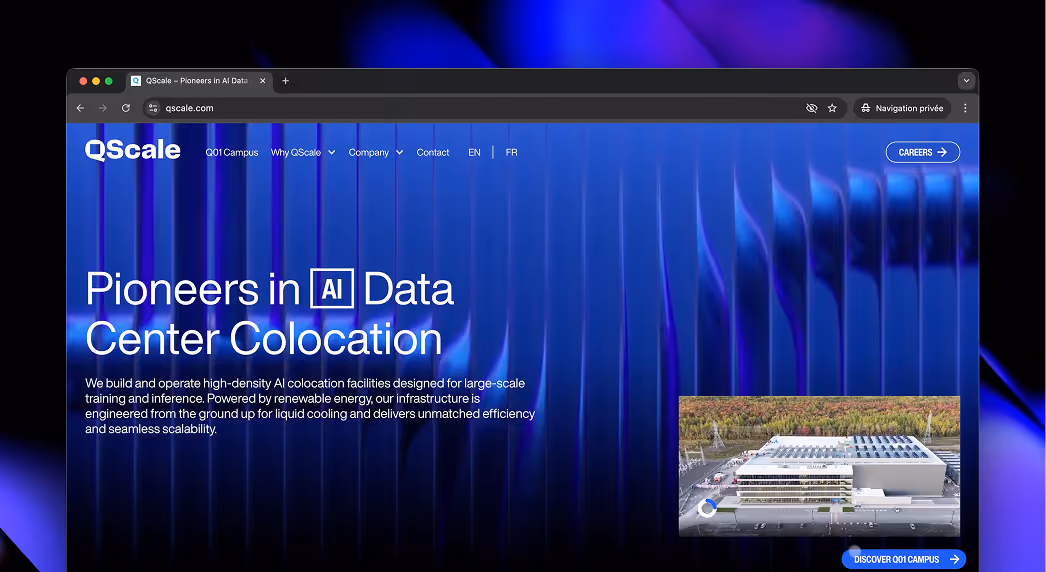 Site Web de QScale